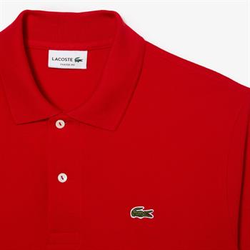 LACOSTE POLO CLASSIC FIT ROSSO