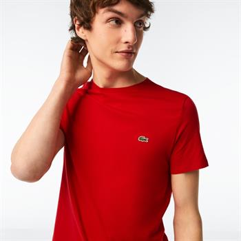 LACOSTE T-SHIRT ROSSO
