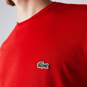 LACOSTE T-SHIRT ROSSO