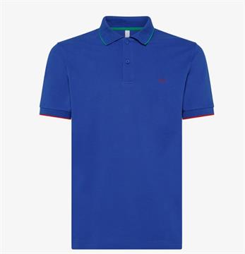 SUN68 POLO STRIPE E23U 58 ROYAL