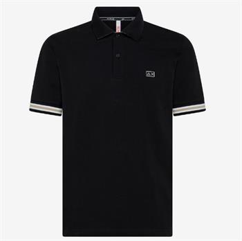 SUN68 POLO PLACKET E22U 11 NERO