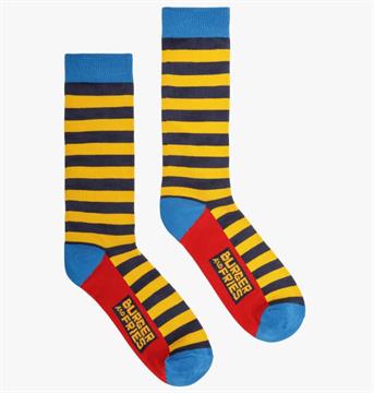 SUN68 SOCKS STRIPES E23U 0723 NAVY