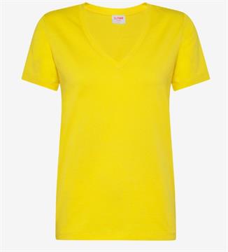 SUN68 T-SHIRT V NECK E22D 23 YELLOW