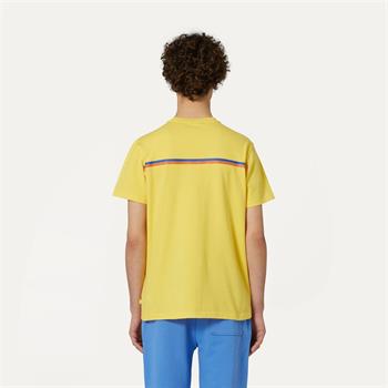 K-WAY T-SHIRT ODOM LOGO STRIPES