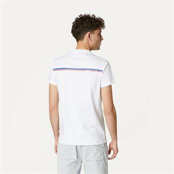 K-WAY T-SHIRT ODOM LOGO STRIPES