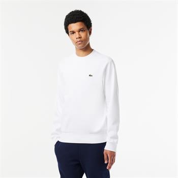 LACOSTE FELPA I23U 001 BIANCO