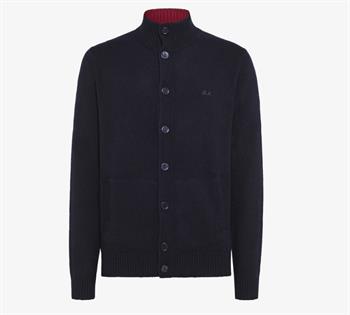 SUN68 CARDIGAN SOLID I23U 07 NAVY