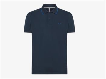 SUN68 POLO COLLAR E24U 07 NAVY