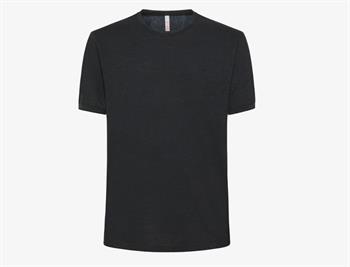 SUN68 T-SHIRT BOTTOM E24U 11 NERO