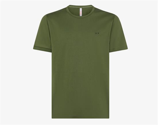 SUN68 T-SHIRT ROUND SOLID