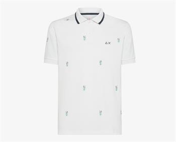 SUN68 POLO FULL EMBROIDERY