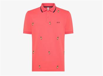 SUN68 POLO FULL EMBROIDERY