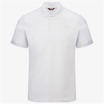 K-WAY POLO VINNIE E24U 001 BIANCO