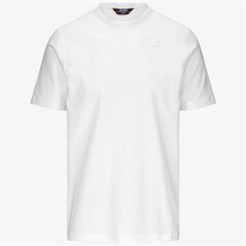 K-WAY T-SHIRT ADAME E24U 001 BIANCO