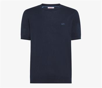 SUN68 MAGLIA ROUND E24U 07 NAVY