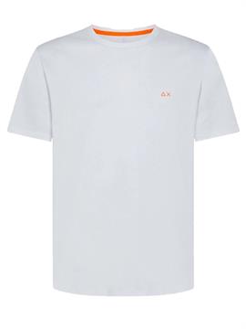 SUN68 T-SHIRT SOLID E24U 01 BIANCO