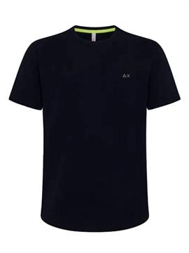 SUN68 T-SHIRT SOLID E24U 07 NAVY