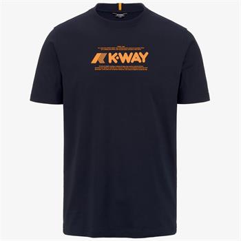 K-WAY T-SHIRT ODOM E24U K89 BLU