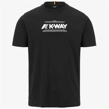 K-WAY T-SHIRT ODOM E24U USY NERO