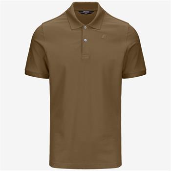 K-WAY POLO AMEDEE E25U 045 BROWN