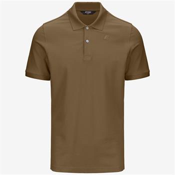 K-WAY POLO AMEDEE E24U 045 BROWN