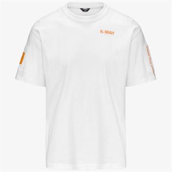 K-WAY T-SHIRT FANTOME E24U AQF BI/OR