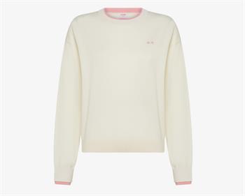 SUN68 MAGLIA DOUBLE I24D 31 BIANCO