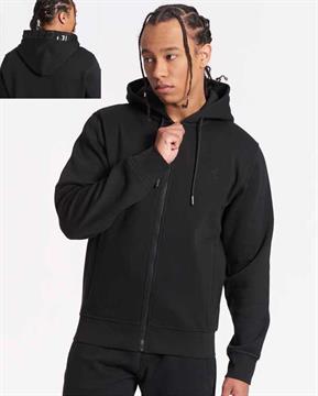 ZU+ FELPA ZIP C/CAPP I24U 002 NERO