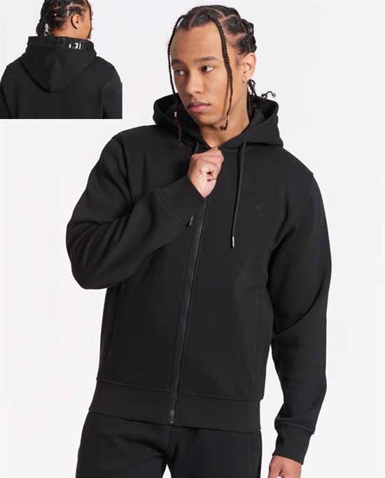 ZU+ ELEMENTS FELPA ZIP C/CAPPUCCIO