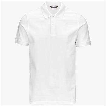 K-WAY POLO AMEDEE E25U 001 BIANCO