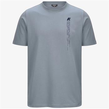 K-WAY T-SHIRT DIGITAL E25U WA9 GRIGIO