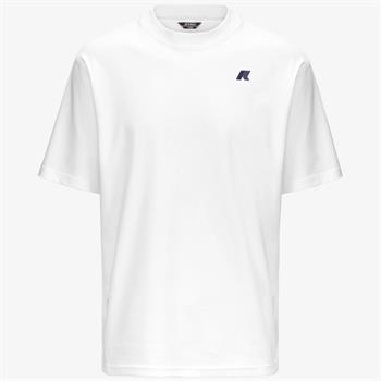 K-WAY T-SHIRT ISOBAR E25U 001 BIANCO