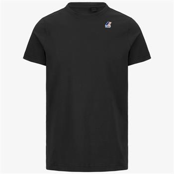K-WAY T-SHIRT EDOUARD E25U USY NERO