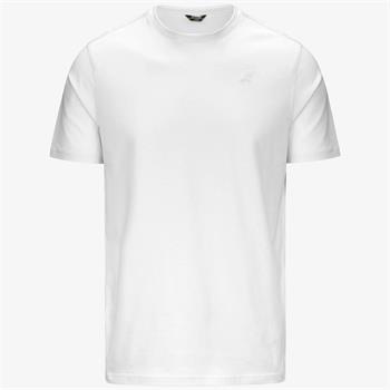 K-WAY T-SHIRT ODOM E25U 001 BIANCO