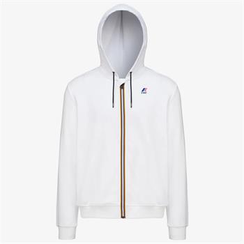 K-WAY FELPA ARNEL E25U 001 BIANCO