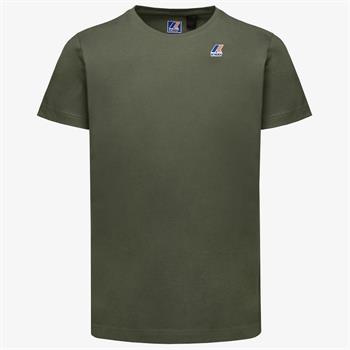 K-WAY T-SHIRT EDOUARD E25U WMR VERDE