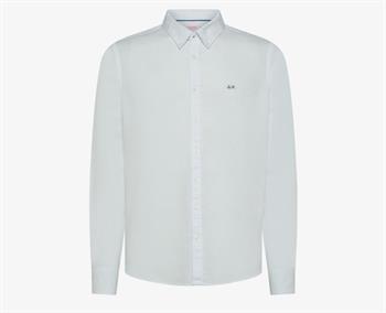 SUN68 CAMICIA LINEN E25U 01 BIANCO