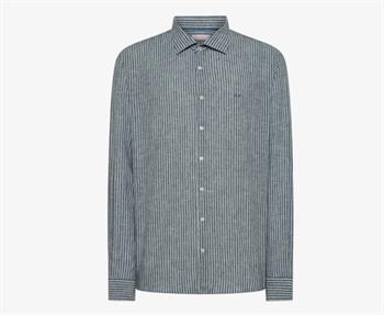 SUN68 CAMICIA STRIPE E25U 0701 NA/BI