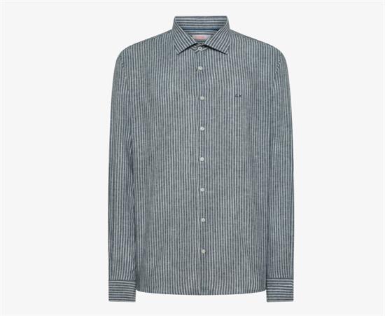 SUN68 CAMICIA LINEN STRIPE