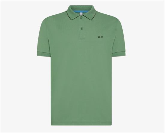 SUN68 POLO SMALL STRIPES