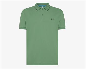 SUN68 POLO SMALL STRIPES