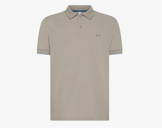 SUN68 POLO SMALL STRIPES