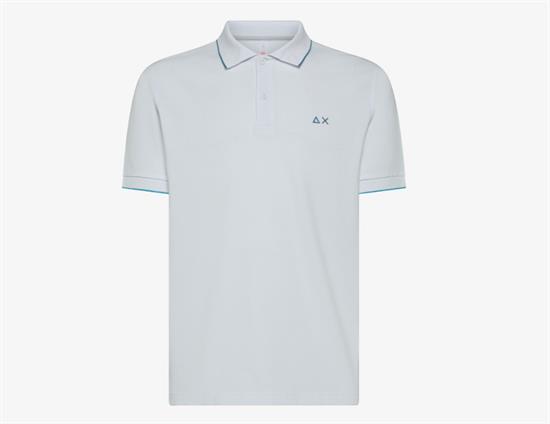 SUN68 POLO SMALL STRIPES