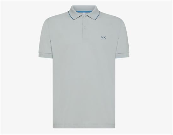 SUN68 POLO SMALL STRIPES