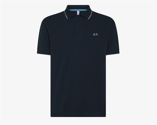 SUN68 POLO SMALL STRIPES