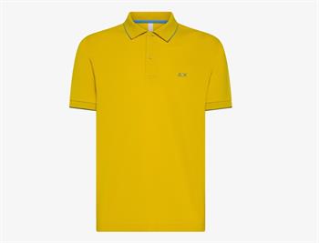 SUN68 POLO STRIPES E25U 23 YELLOW