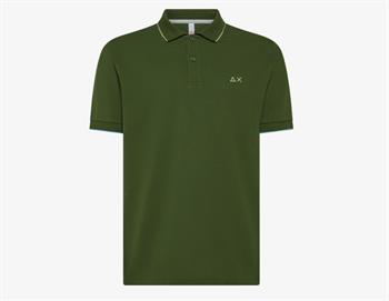 SUN68 POLO STRIPES E25U 37 V/SCURO
