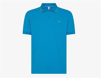 SUN68 POLO STRIPES E25U 73 OTTANIO