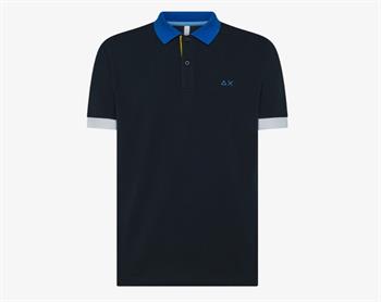 SUN68 POLO COLOR E25U 07 NAVY