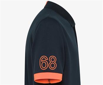 SUN68 POLO LOGO FLUO